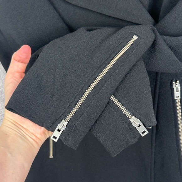 Aritzia Wilfred Mayet Jacket Black Size Small Relax Fit Japanese Fabric Minimal - Picture 9 of 14